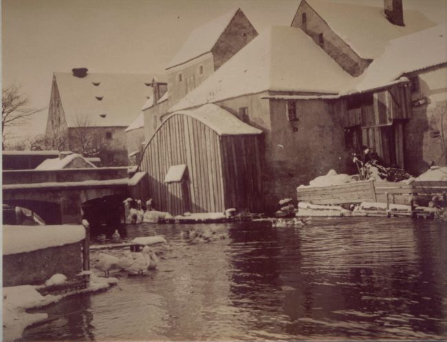 1907 Stadtmühle Stadttor Kastenhaus und Backofen