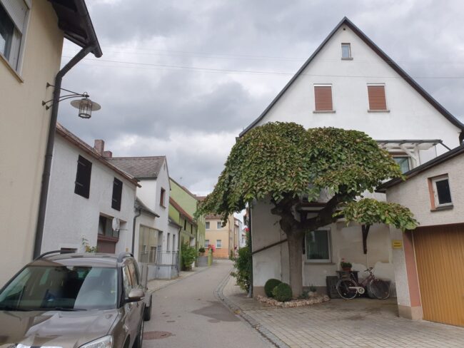 Blick in die Martin-Posser-Straße