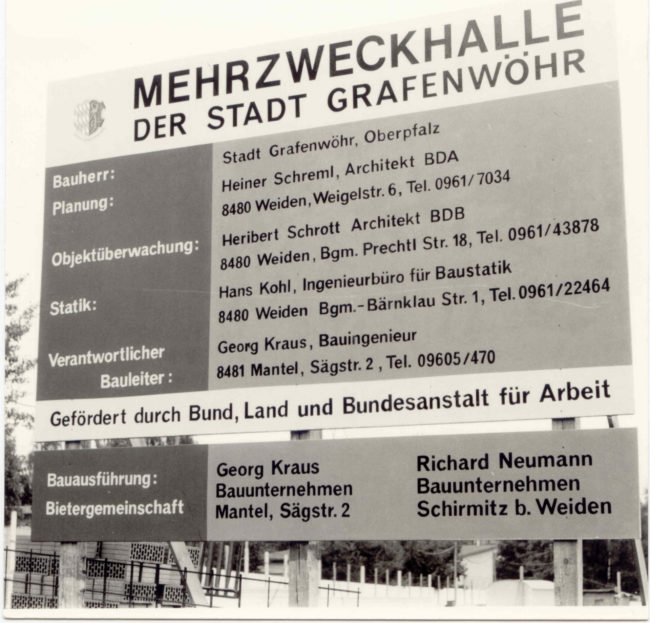 Bau der Stadthalle I