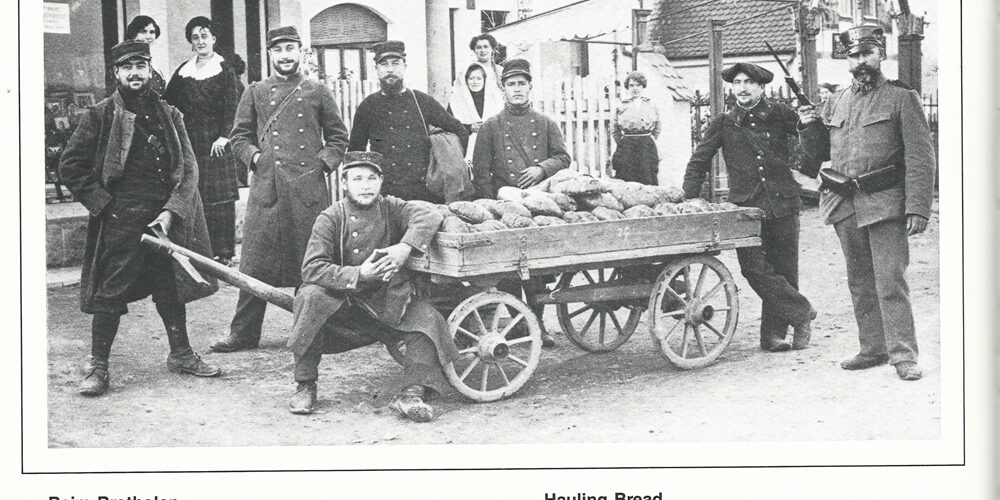 frz. Gefangene beim Brotholen