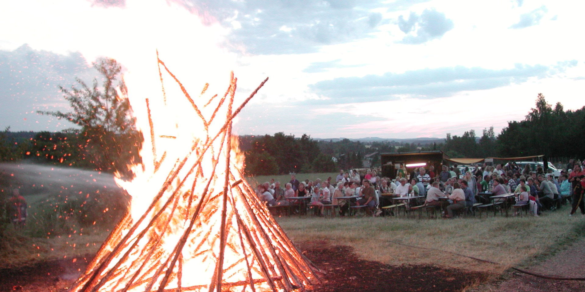 Johannisfeuer am Birka