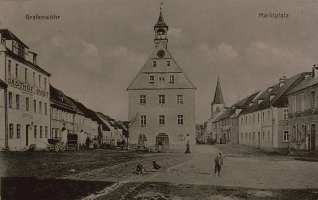 Rathaus um 1910