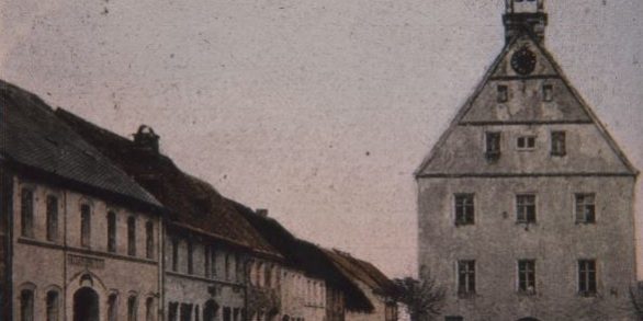 Rathaus um 1900