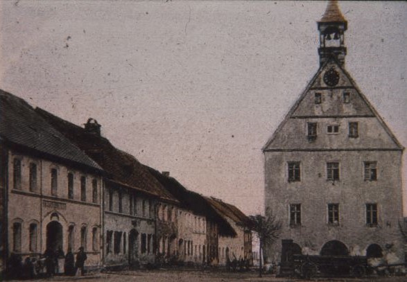Rathaus um 1900