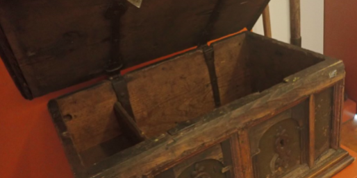 Zunfttruhe im Museum